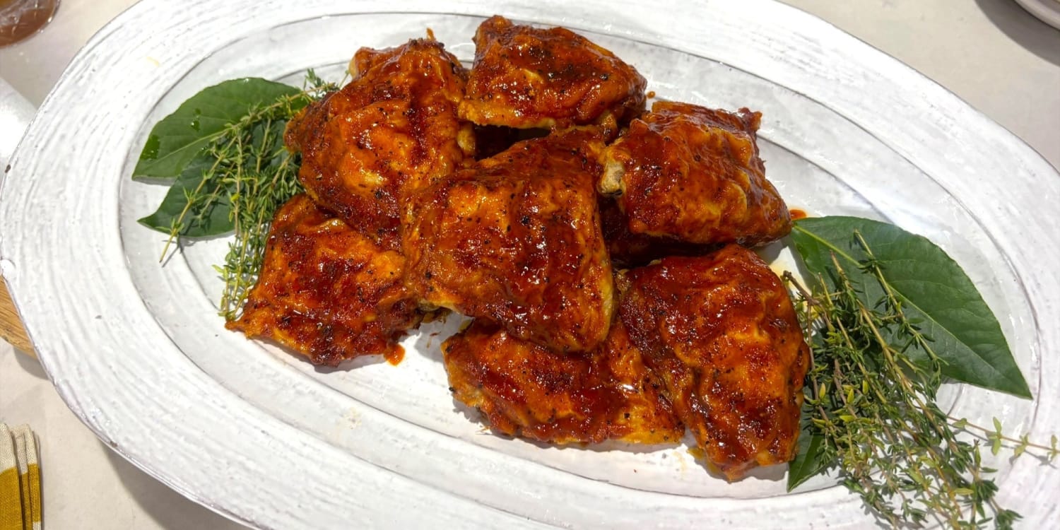 Celebrate Juneteenth With Melba's Barbecue Baked Chicken Thighs