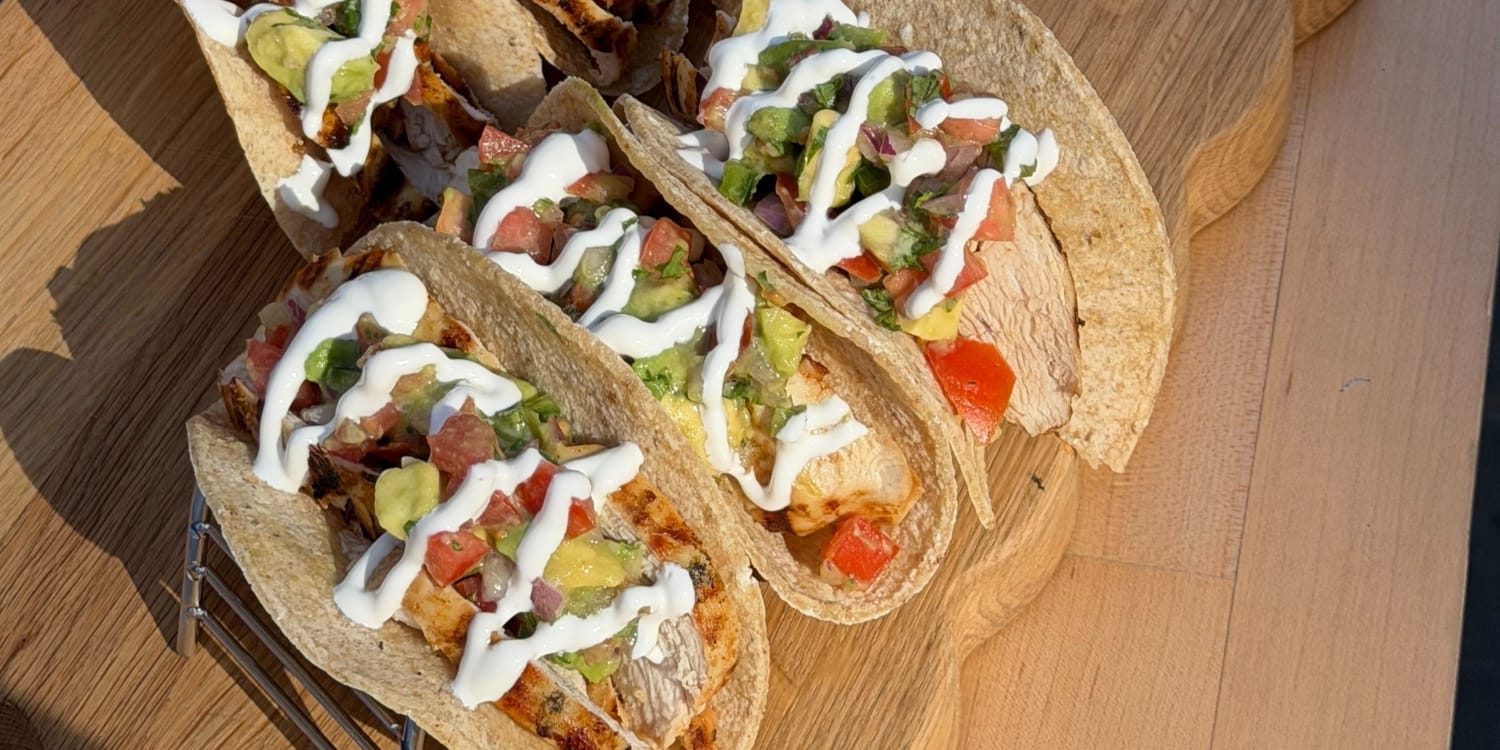 Grilled Chicken and Avocado Tacos Are the Perfect Summer Bite