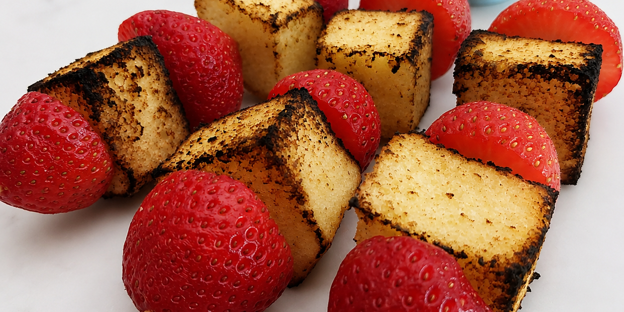 Dessert on the Grill: Summer Strawberry Shortcake Skewers