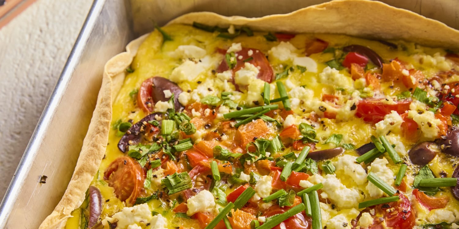 This Tortilla-Crusted Quiche Is the Offspring of a Frittata and a Quesadilla