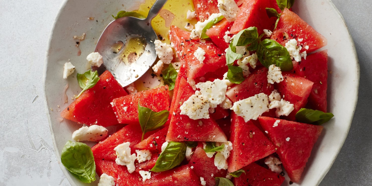 This Watermelon and Feta Salad Is an Absolute Zinger