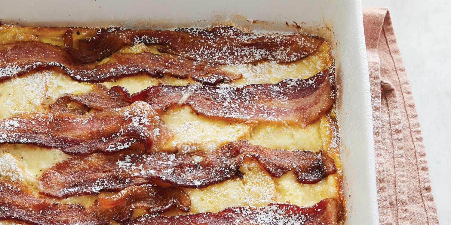 Bacon, Egg and Cheese Meets French Toast in This Breakfast Bake