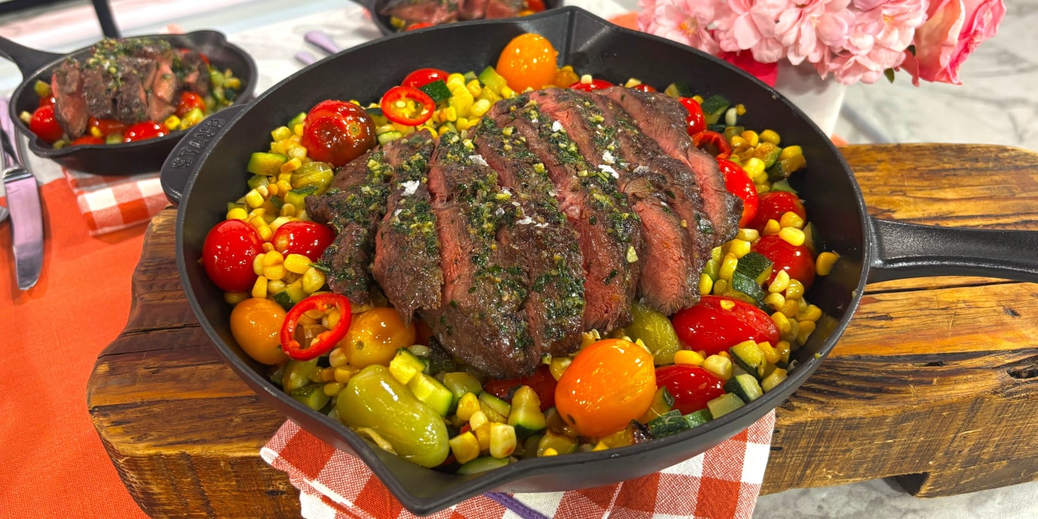 Serve Seared Steak and Sweet Corn Straight From the Skillet