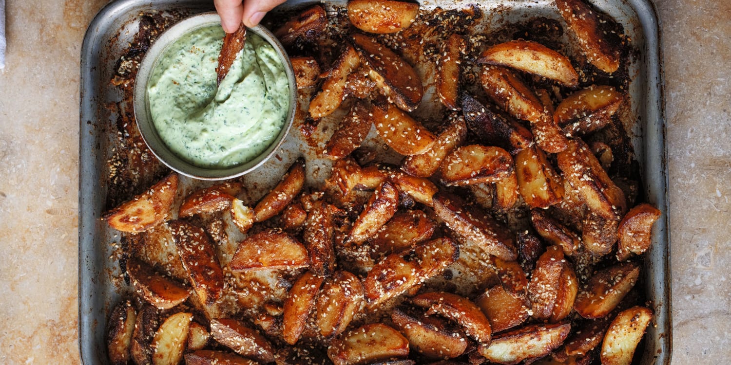 Roast Your Potatoes With Tahini and Soy Sauce