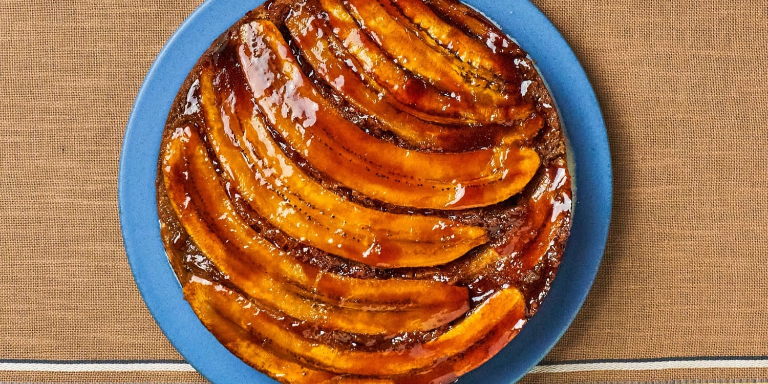 Upside-Down Cake Gets Turned On Its Head With Plantains