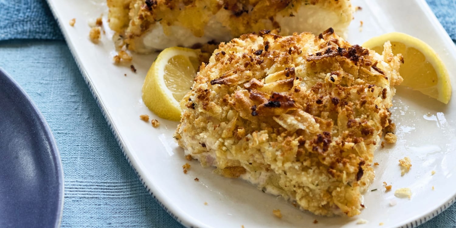 Ina Garten Coats Fish Fillets With Potato Chips