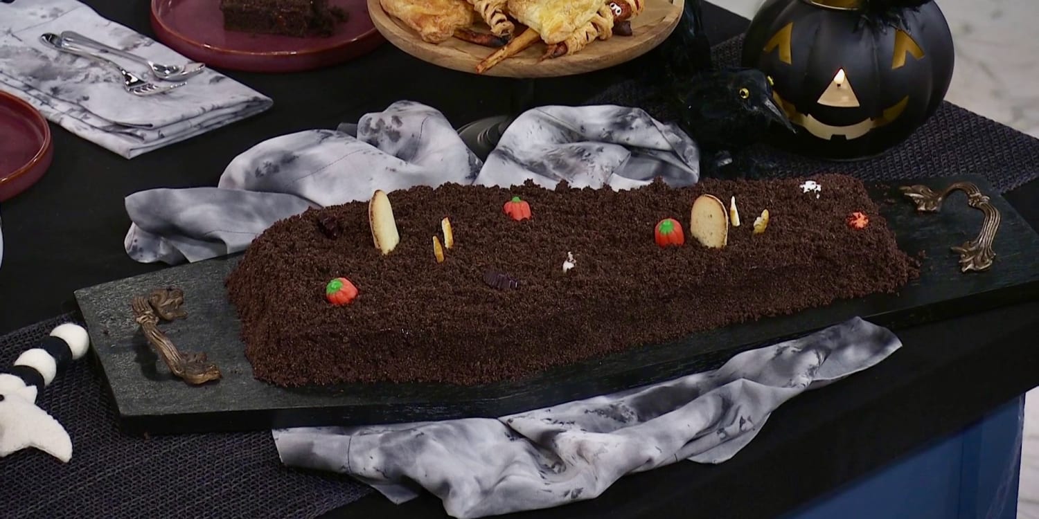 This Chocolate Graveyard Cake Is as Dark as Halloween Night