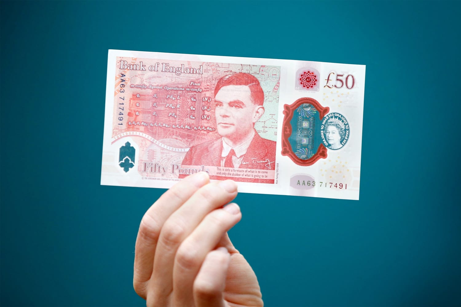 WWII codebreaker Alan Turing becomes 1st gay man on a British bank note