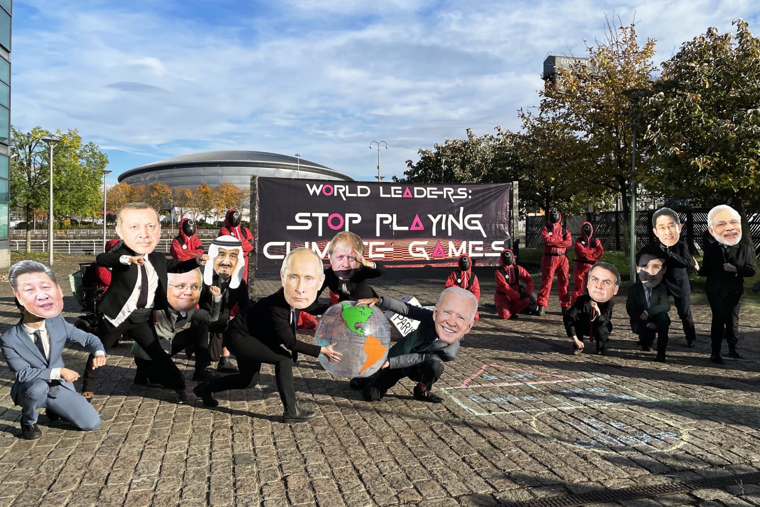 ‘Blah, blah, blah’: Protesters push for action at COP26