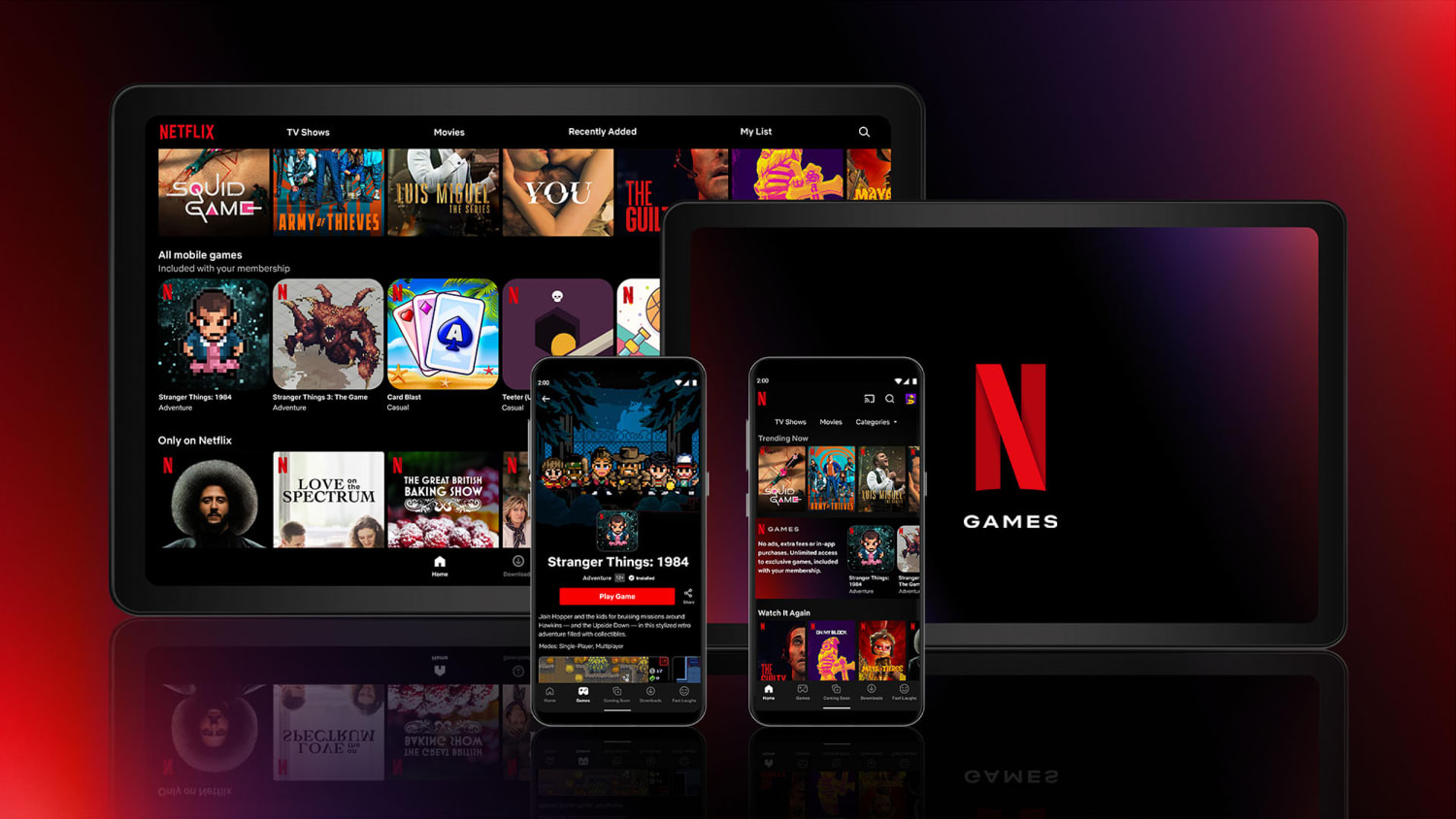 Netflix rolls out its first mobile games