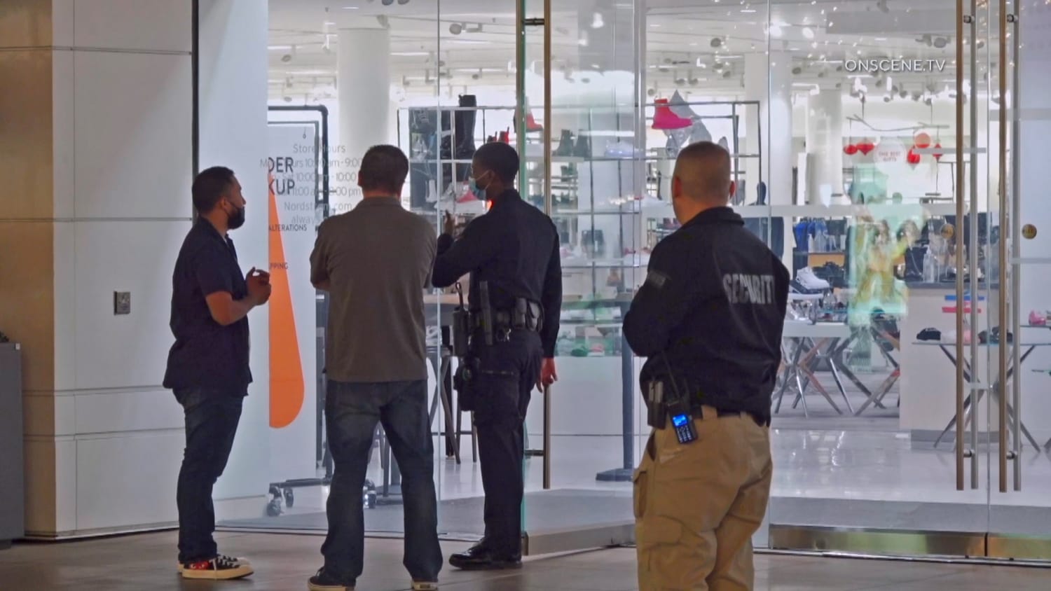 Smash-and-grab robbery at Nordstrom in  Los Angeles triggers police chase