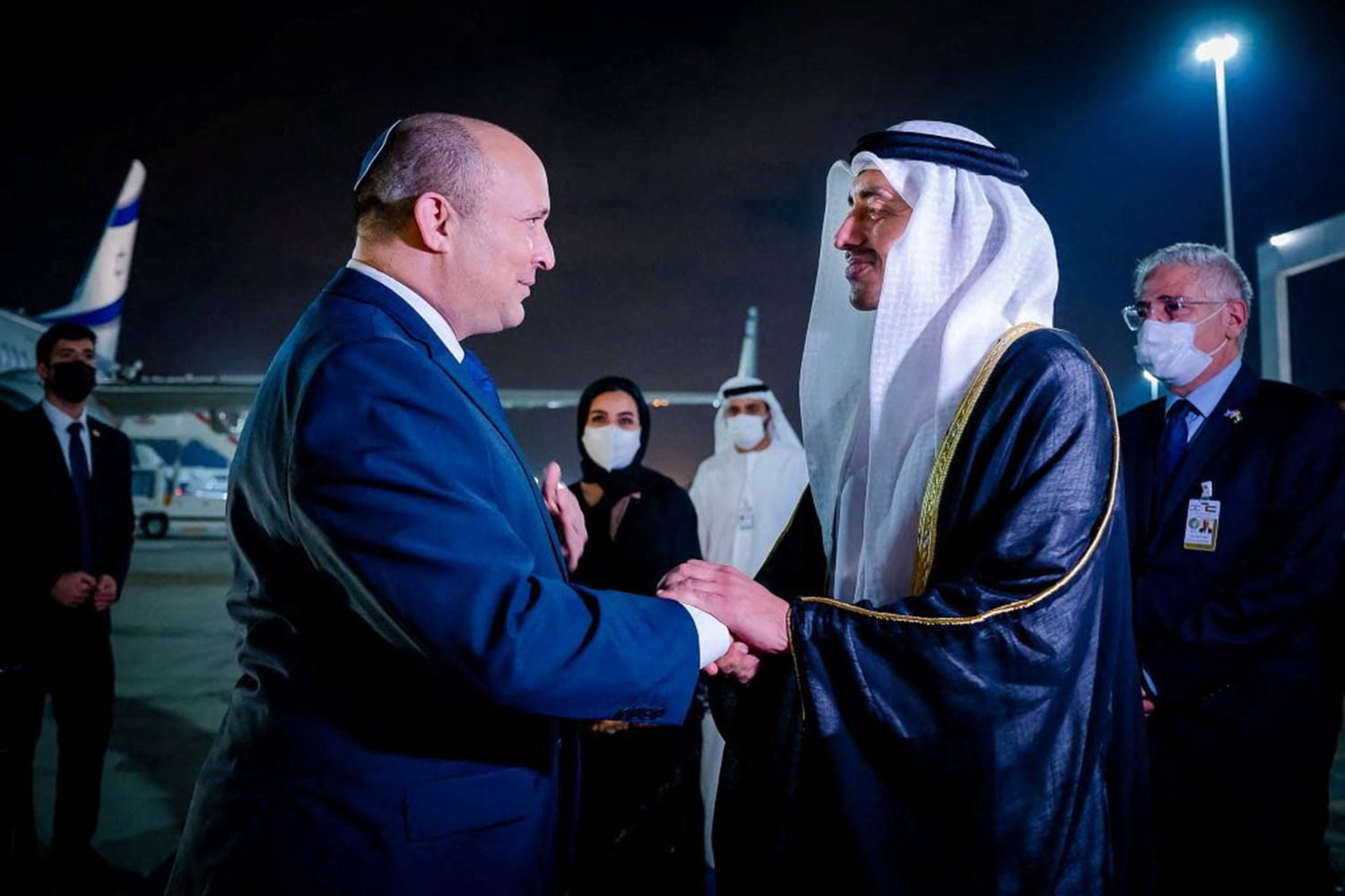 Israel’s leader makes landmark trip to UAE as Iran fears help old foes forge closer ties