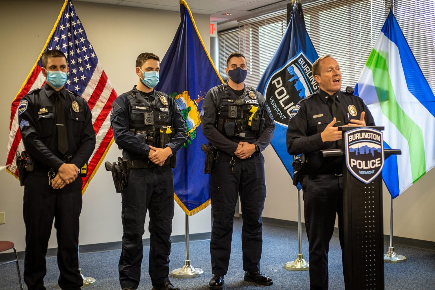 Eight Burlington Police Officers Recognized For Roles in National