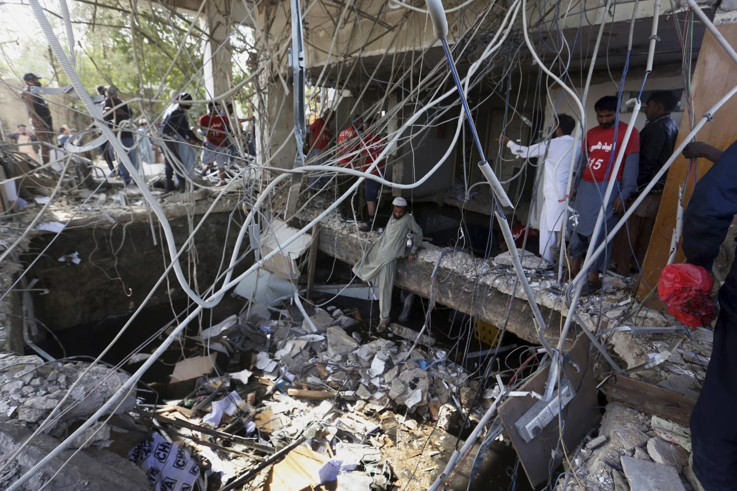 Gas explosion in sewer kills 12 in Pakistan’s largest city