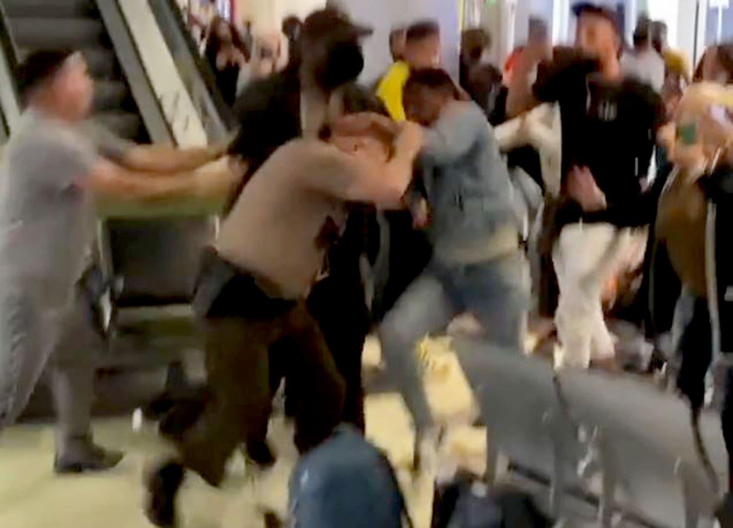 Brawl breaks out at Miami International Airport; two in custody
