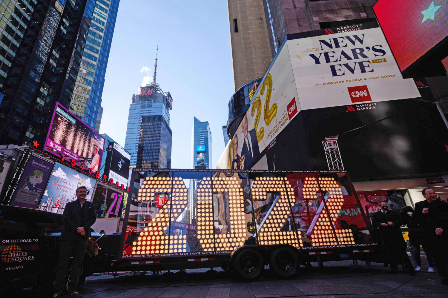 New Year’s Eve still on in Times Square but with new restrictions