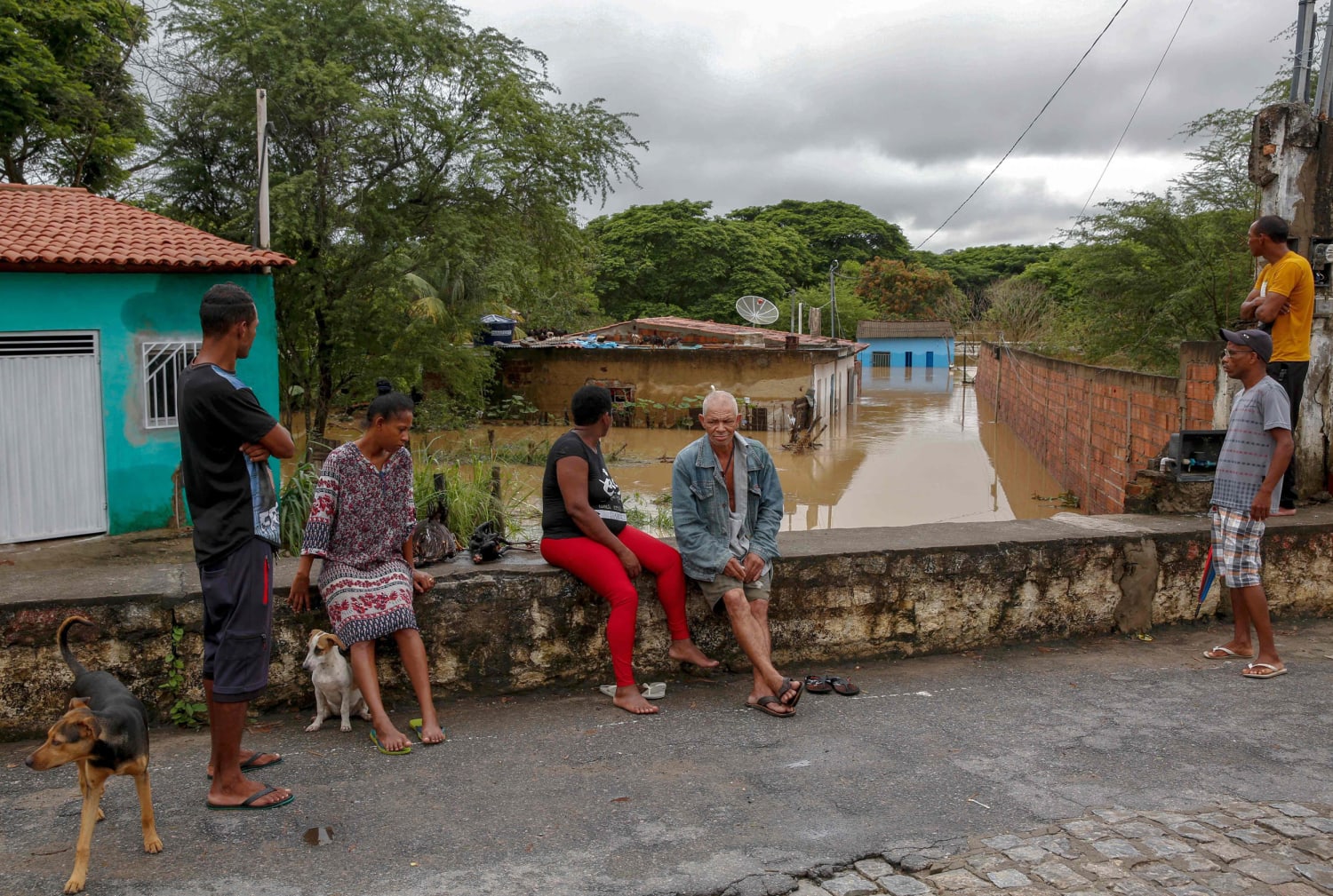 Dams burst in northeastern Brazil as region hit by floods