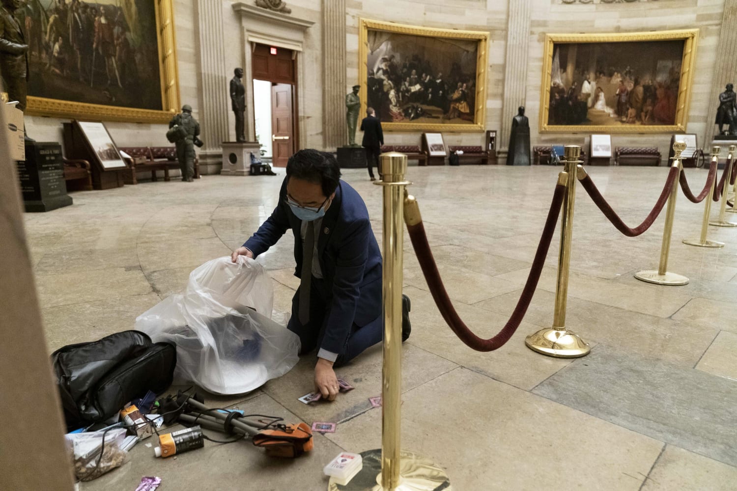 A ‘simple’ gesture: Congressman reflects on photo that went viral in wake of Capitol riot