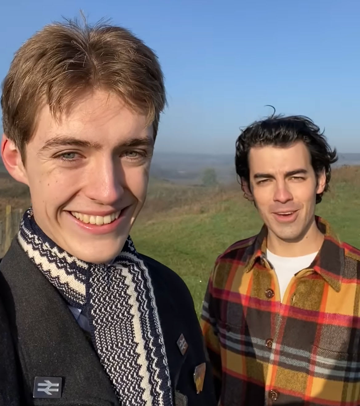 Joe Jonas goes trainspotting with TikTok creator Francis Bourgeois in an unexpected collab