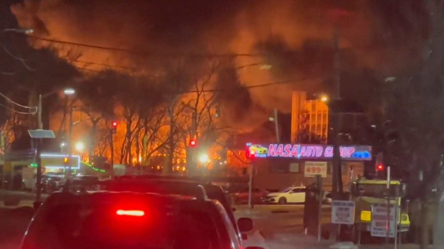 Blaze at chemical plant in Passaic, N.J. continues to burn; firefighter injured
