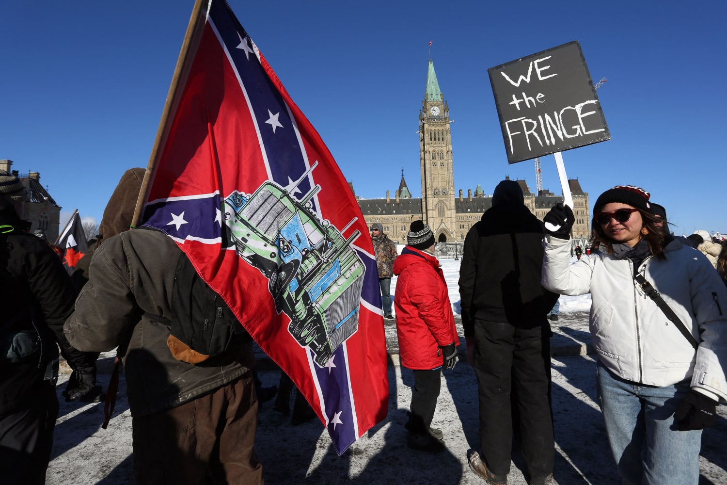 Police investigate ‘illegal’ acts at Canadian anti-vaccine mandate rallies