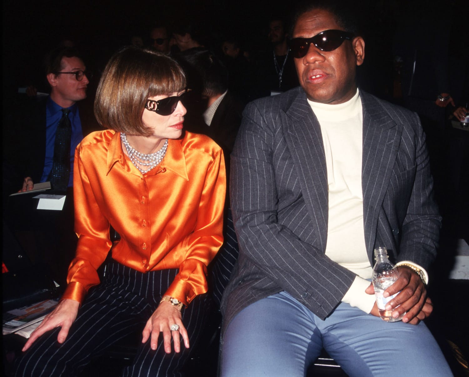 André Leon Talley and Anna Wintour made up before his death