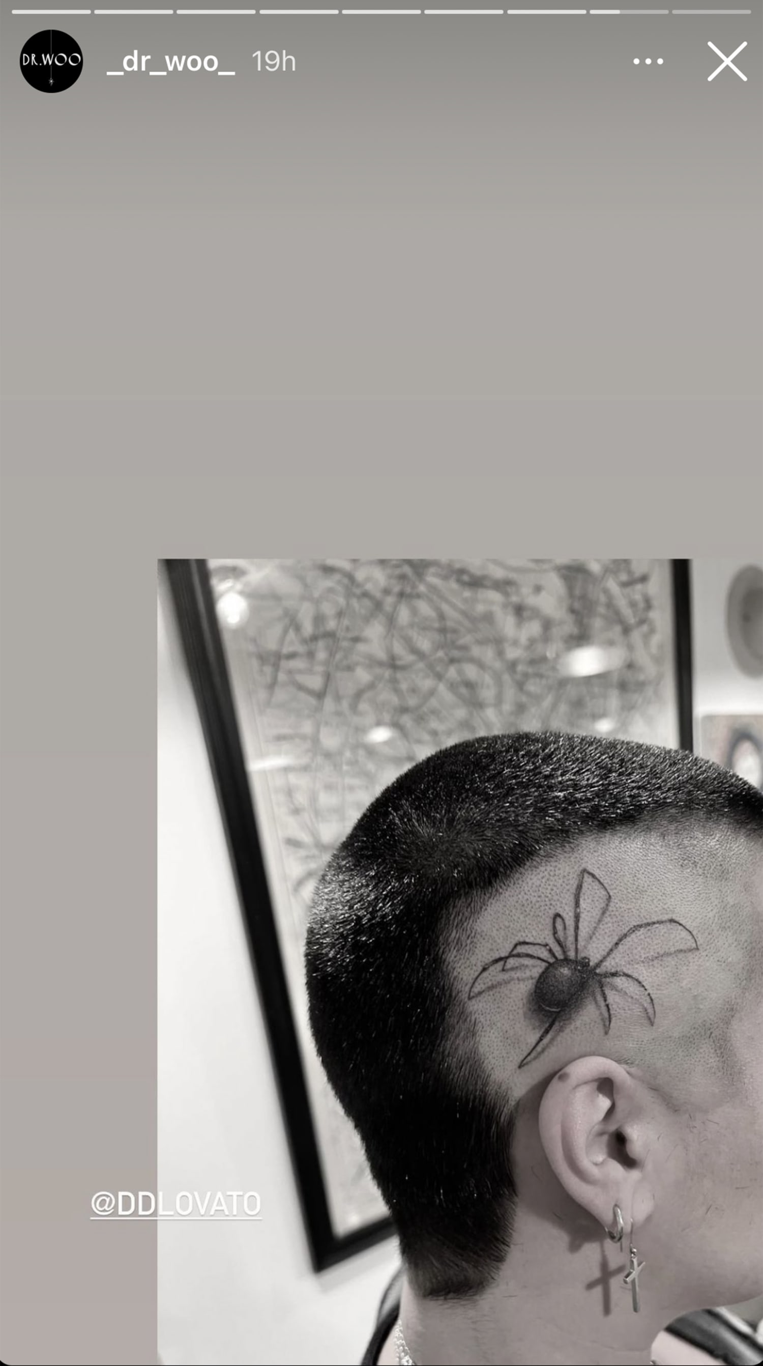 Henrique Fuhrich on Instagram Theres something behind your ear        spidertattoo spidertattoos fineline in 2023  Neck tattoo Body  tattoos Body art tattoos