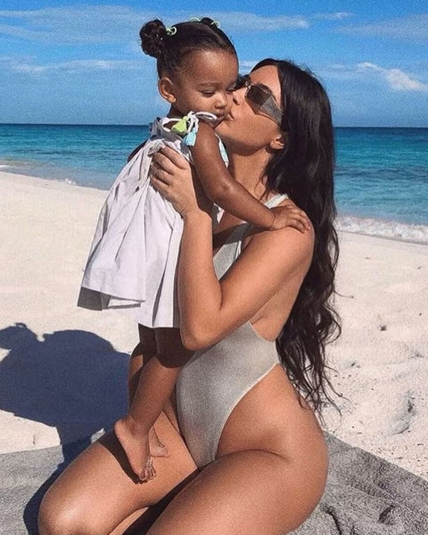 Kim Kardashian Shares Sweet Photo of Daughters North & Chicago