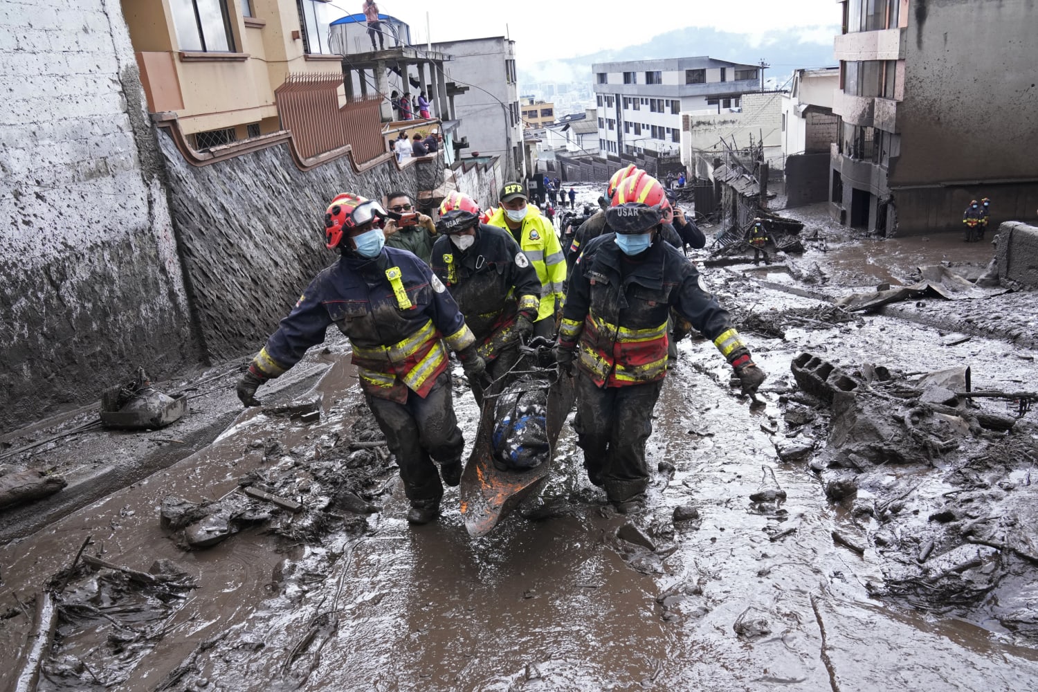 Landslides kill at least 24 as rains deluge Ecuador capital