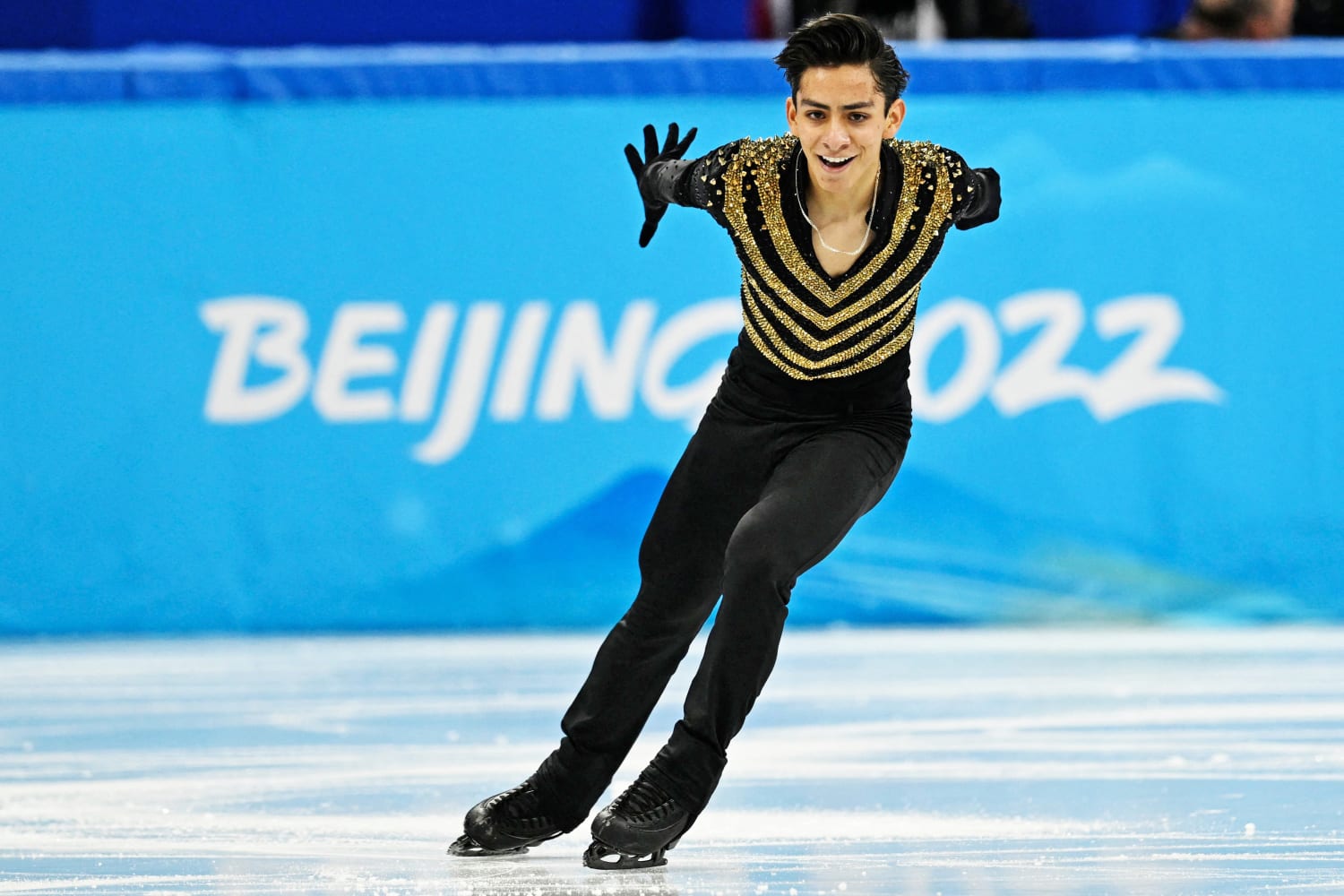Mexican figure skater Donovan Carrillo achieves an Olympic first