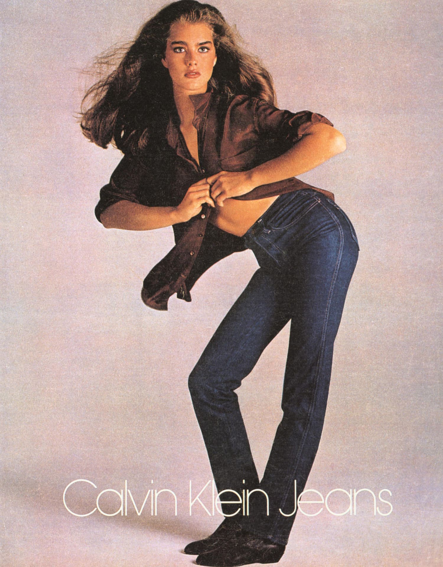 Brooke Shields Trades Her Calvins for Jordache Jeans