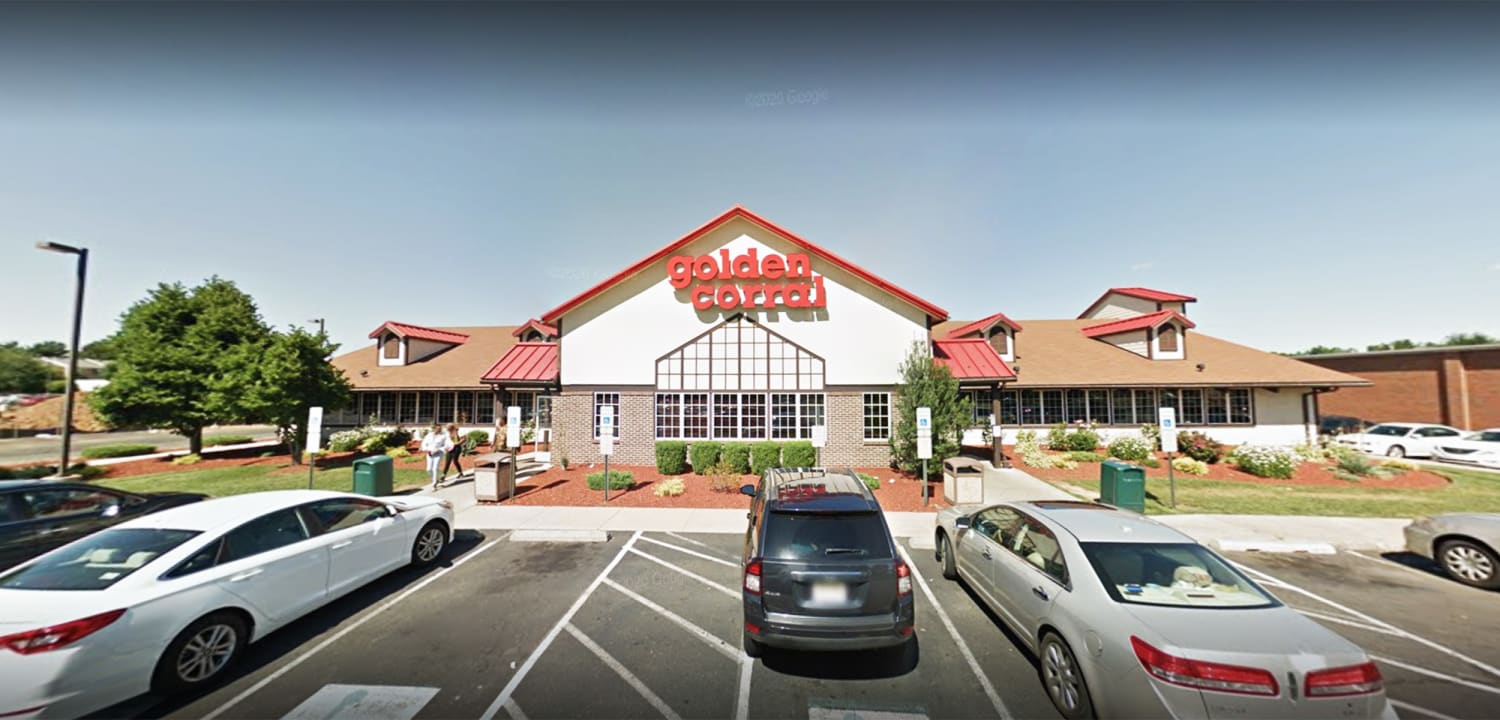 Giant fight breaks out at Golden Corral over steak