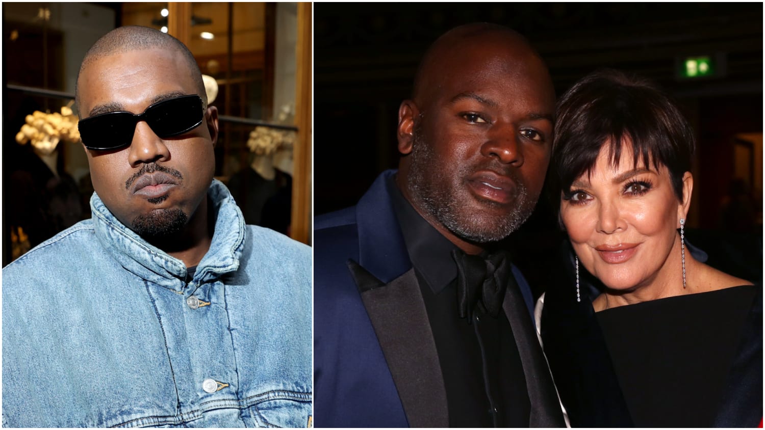 Kanye West dice que Corey Gamble, novio de Kris Jenner, le es infiel