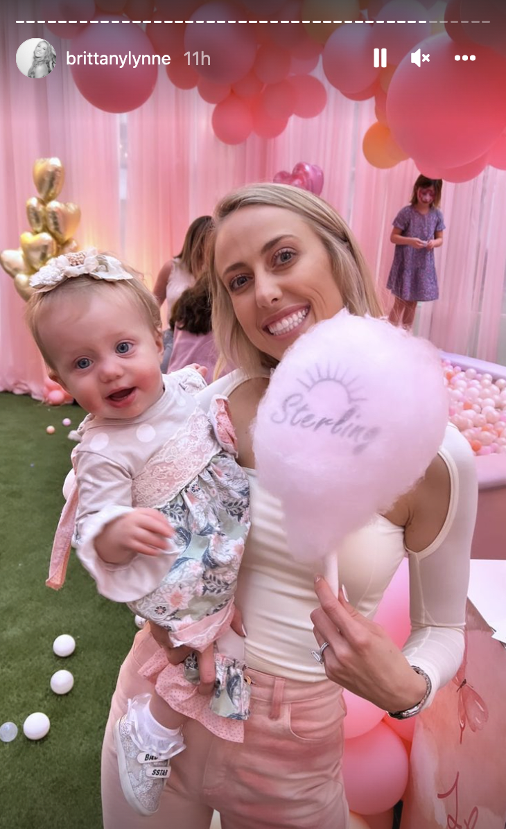 Patrick Mahomes Playing Ball With Adorable Daughter Sterling in