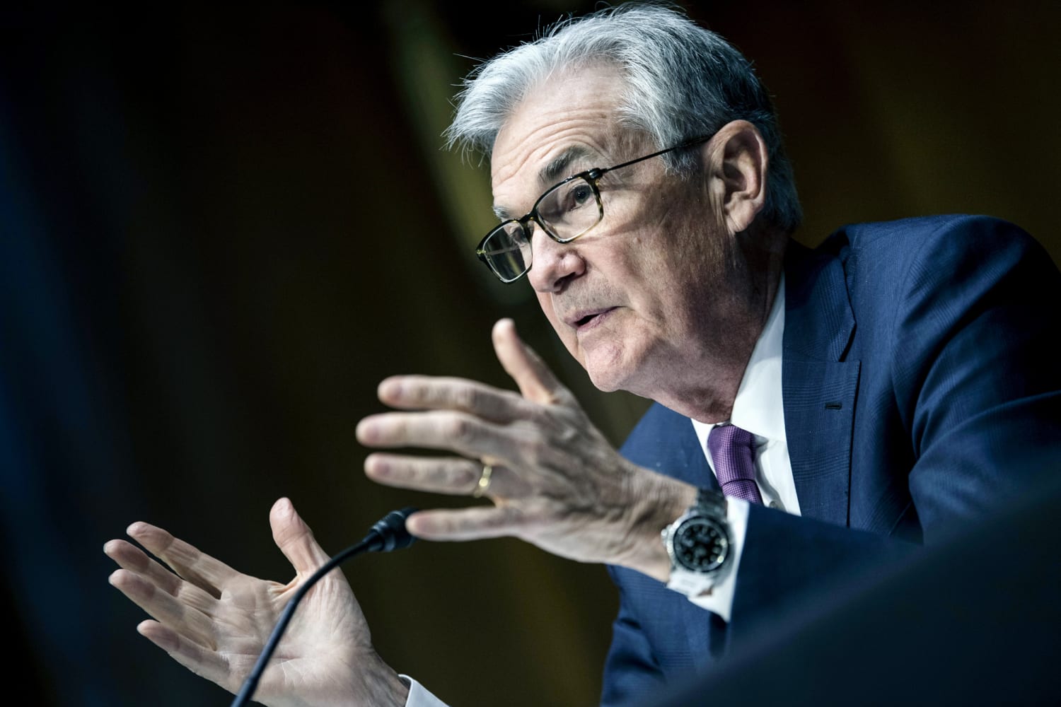 Federal Reserve chair Jerome Powell sees inflation battle lasting 'some time,' warns of economic pain