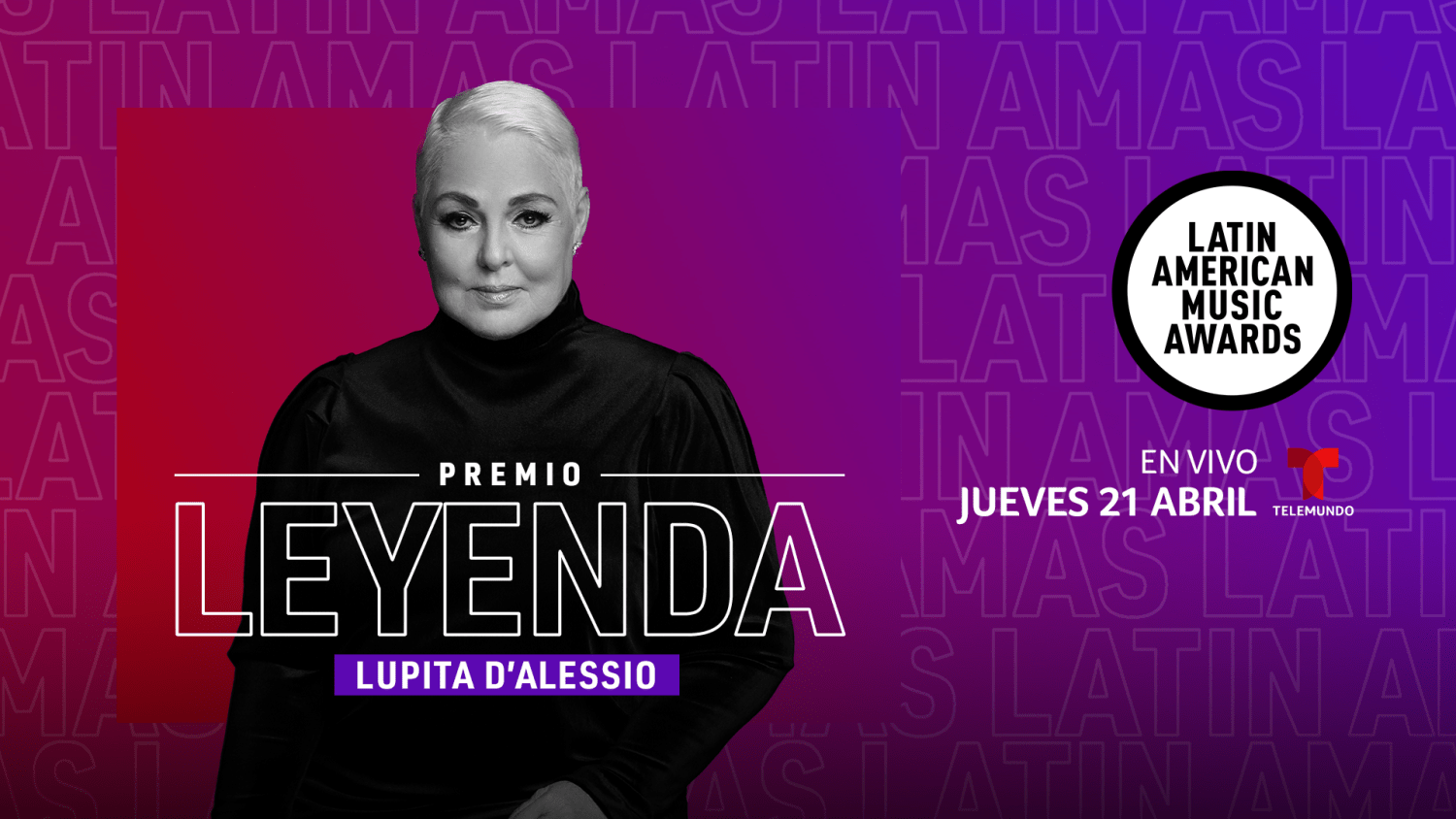 Latin AMAs 2022: Lupita D'Alessio will be honored with the Legend