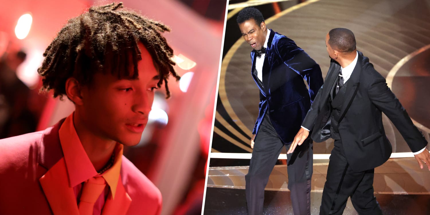 Will Smith's son Jaden reacts to dad smacking Chris Rock, says