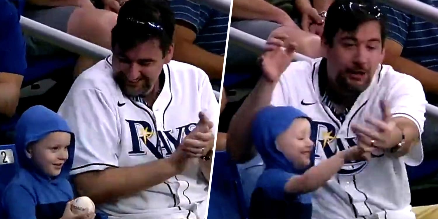 Adorable Stadium Video Captures Moment Tampa Bay Rays' Fan Throws Baseball  Back