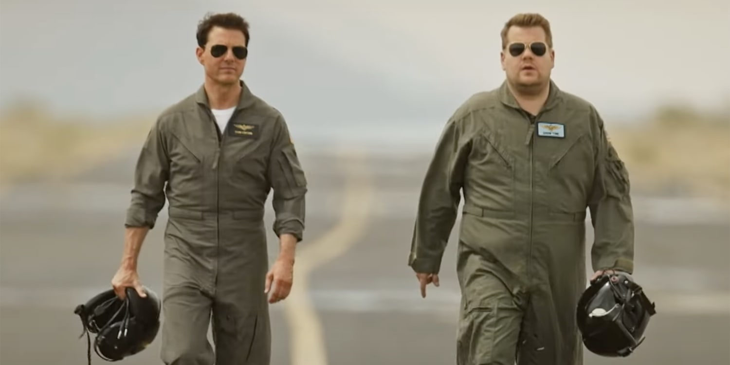 Tom Cruise takes James Corden on 'terrifying' flights ahead of