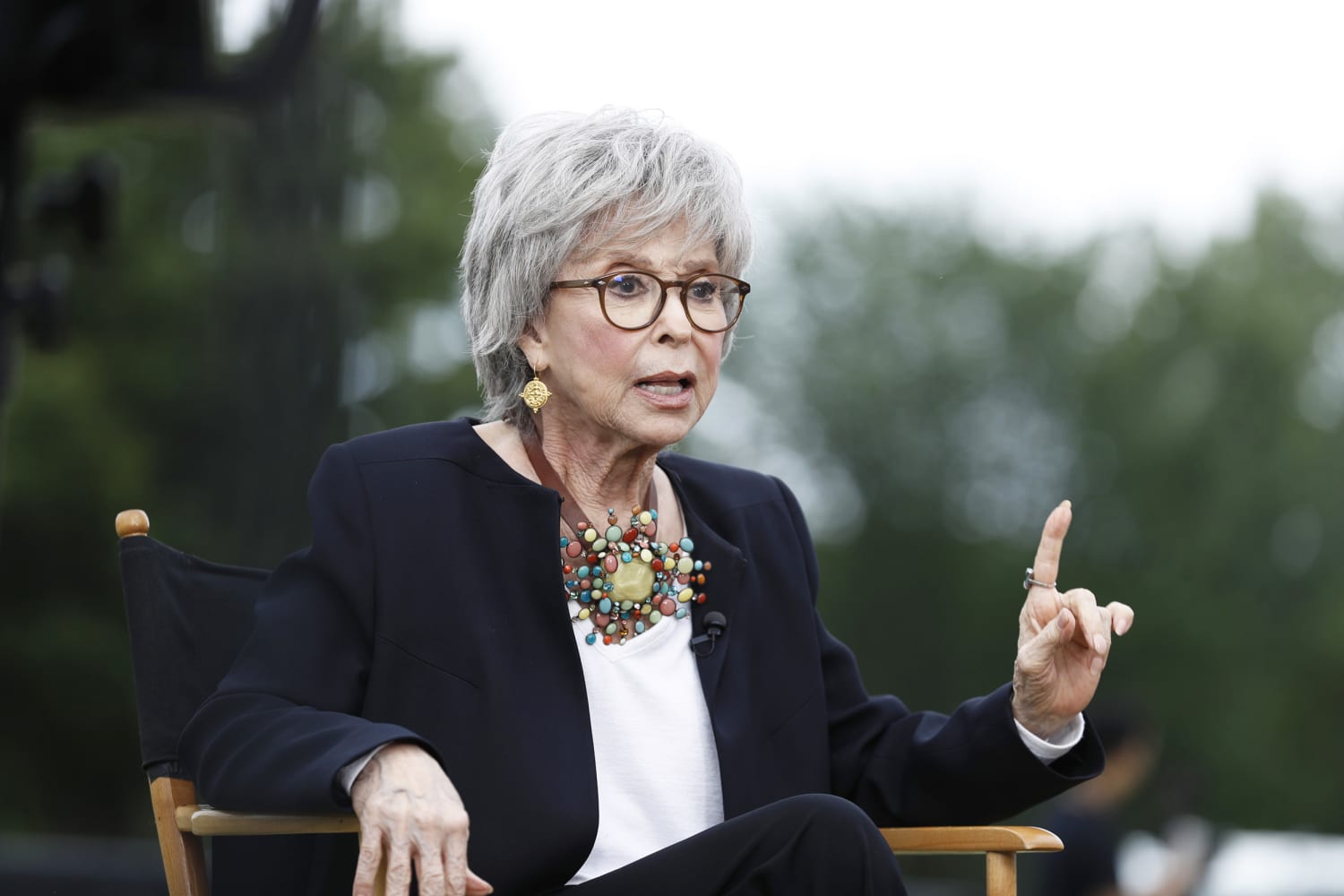 Rita Moreno Recalls How 'Pheromones' Kicked In While Filming '80