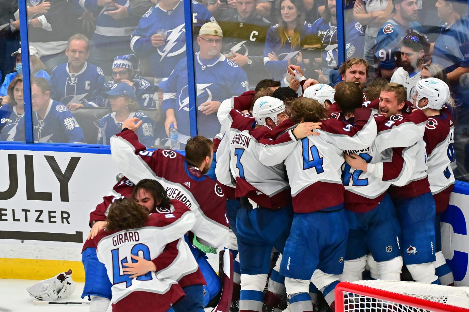 Colorado Avalanche lift the Stanley Cup