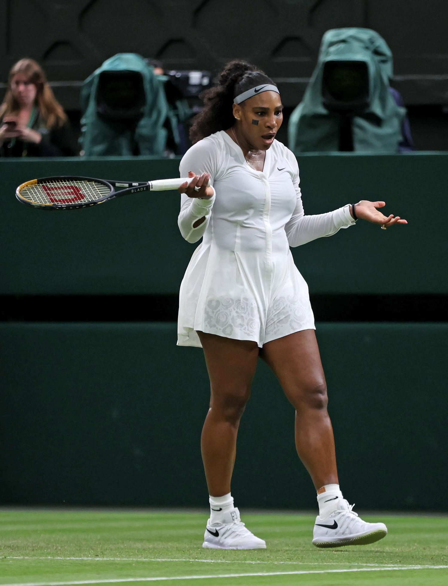 Wimbledon 2021: Serena Williams forced to withdraw in first round due to  ankle injury 