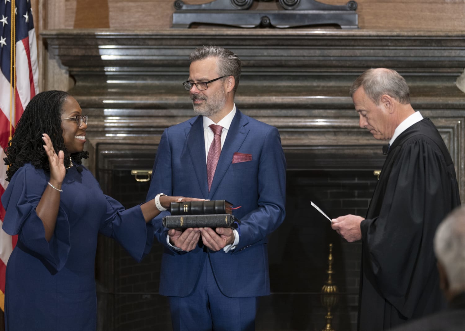 Ketanji Brown Jackson sworn in as first Black woman on the Supreme Court