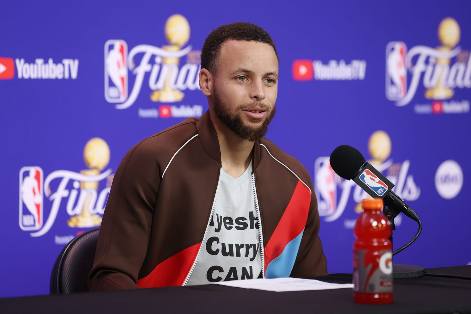 Steph Curry Wears Revenge 'Ayesha Curry Can Cook' Shirt at NBA Finals –  Footwear News