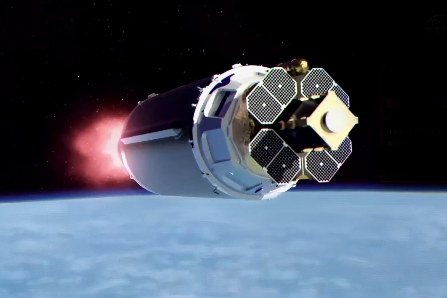 NASA satellite breaks from orbit around Earth, heads to moon