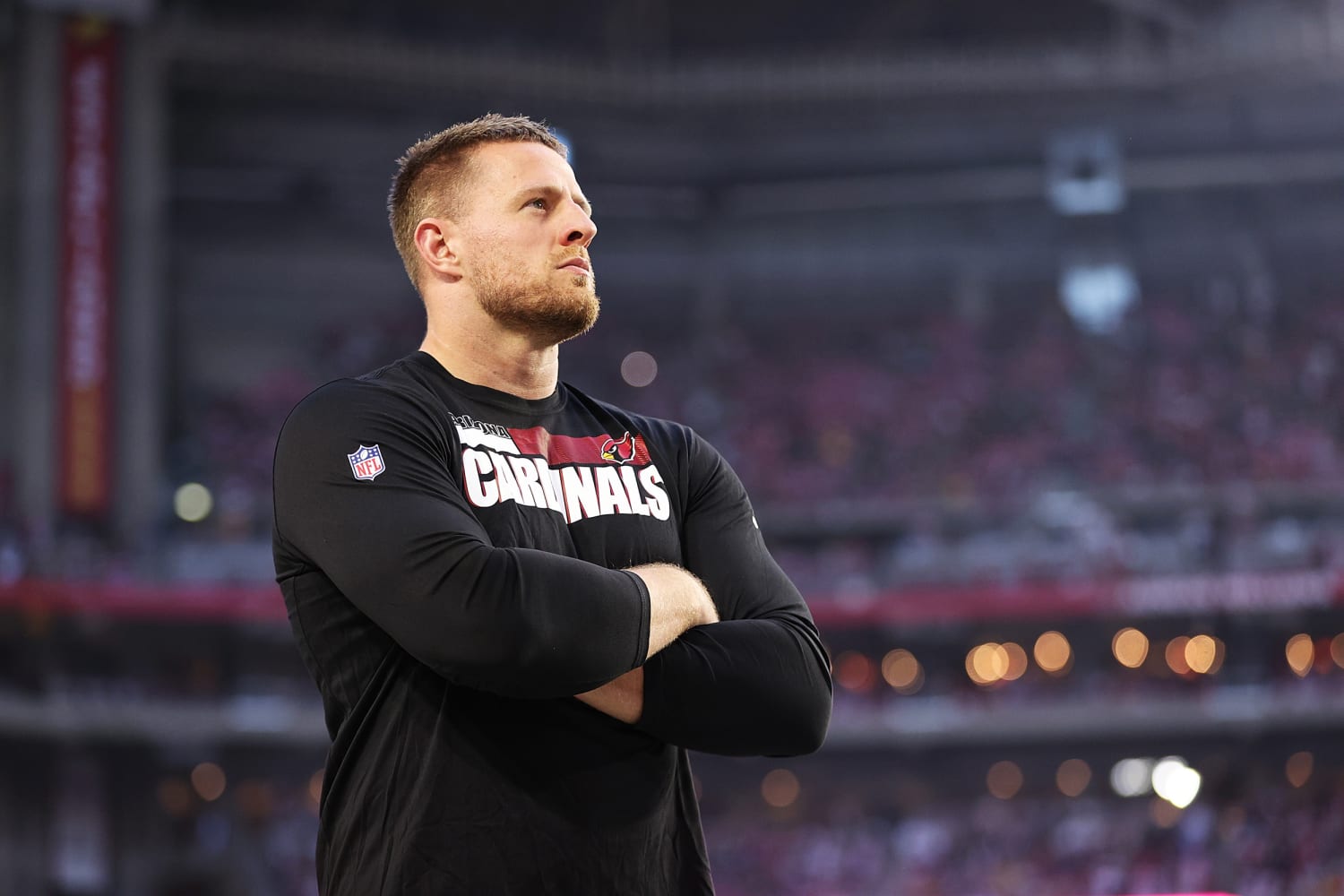 Defensive end JJ Watt looks good in his new Cardinals gear