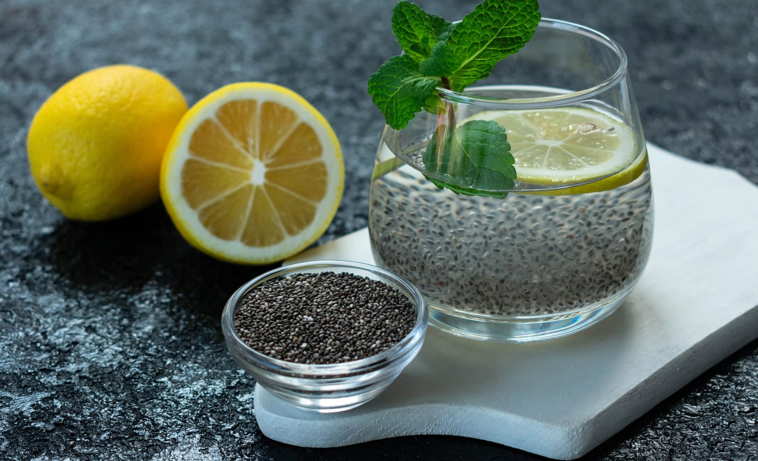 Internal Shower Drink: Benefits of Chia Seeds, Lemon Water for Constipation  and Bloating