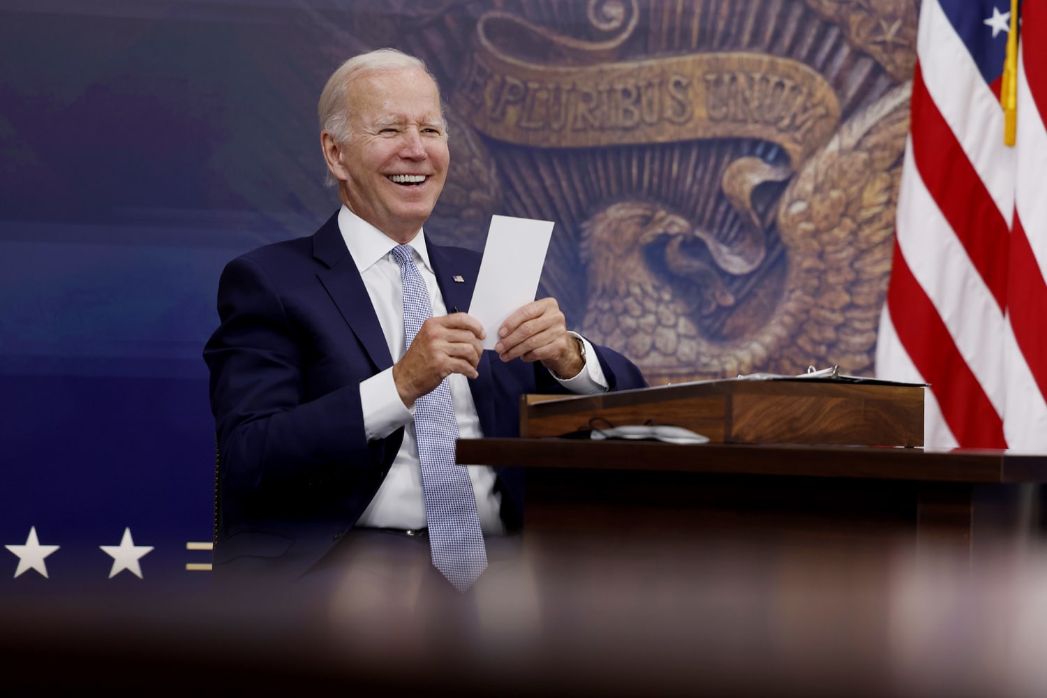 On infrastructure hypocrisy, Biden has some fun at GOP’s expense thumbnail