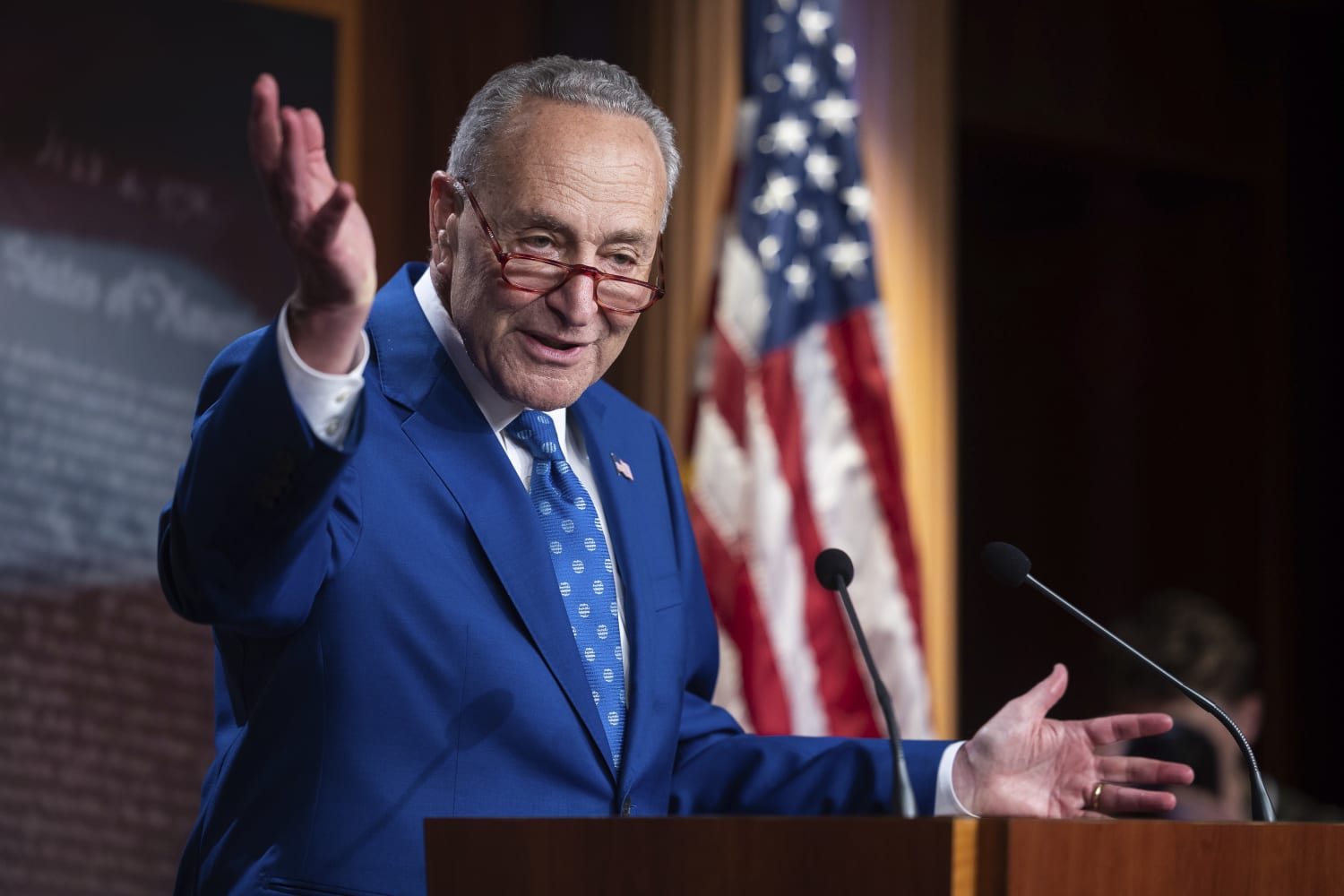 For Chuck Schumer and his Senate Democrats, a sudden chance for a big win
