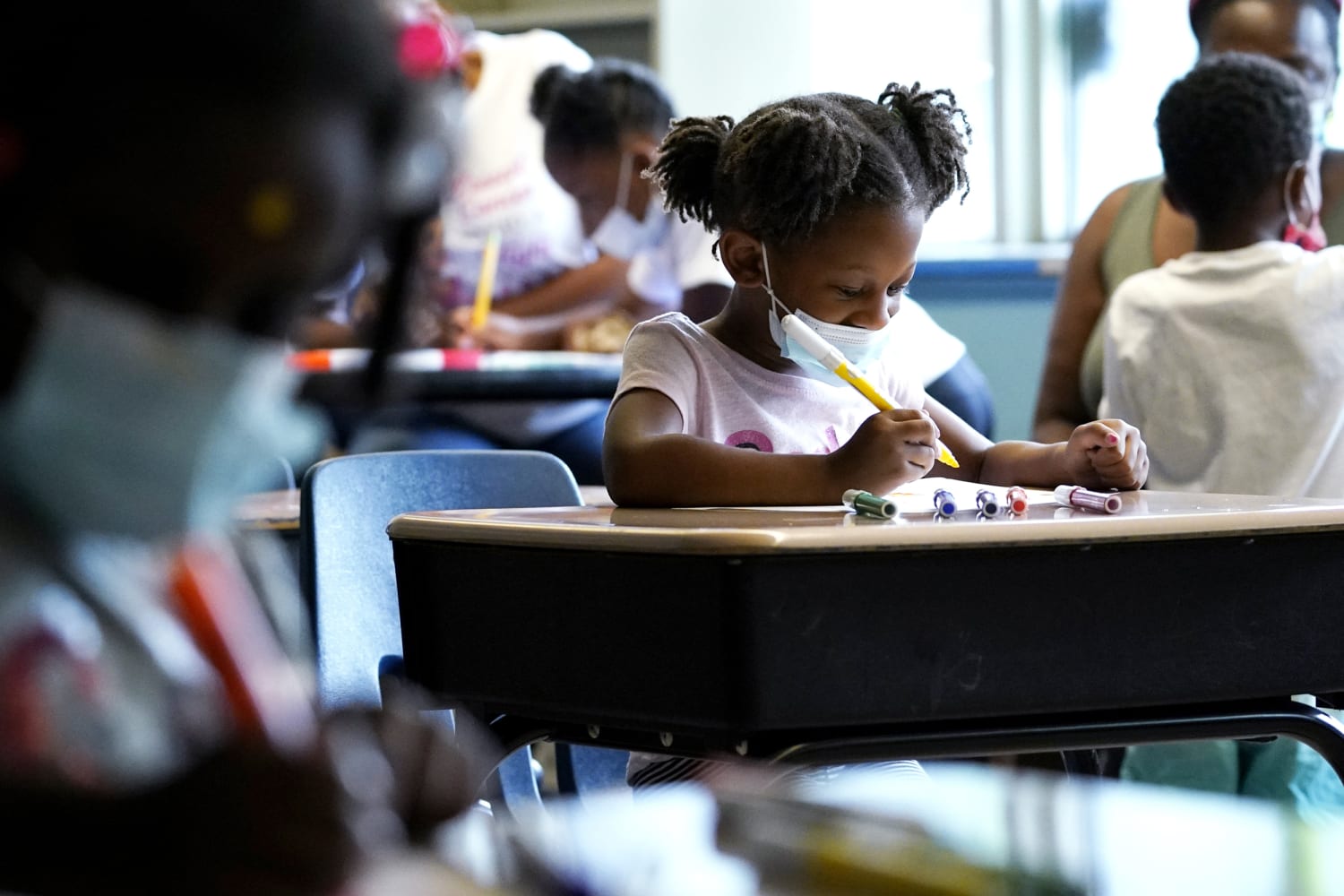 children at school learning